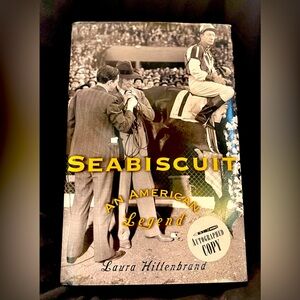 Seabiscuit: An American Legend Autographed by Author Laura Hillenbrand 2001 Gift
